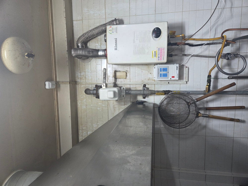 주거용 자동소화장치 시공현장 1