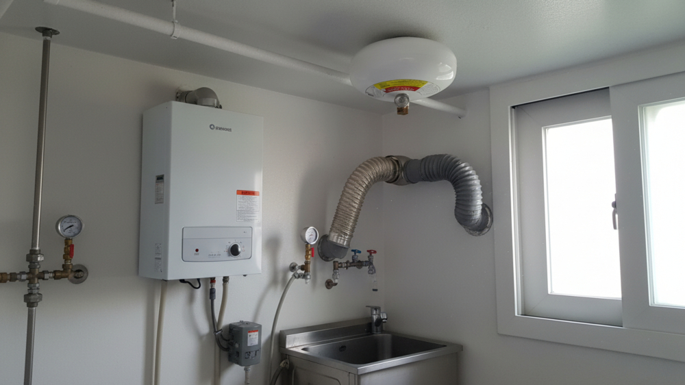 자동확산소화기 시공현장 2